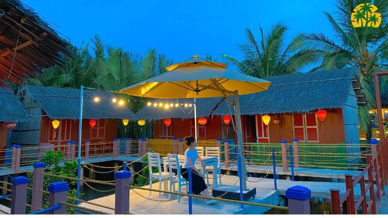 Khung cảnh nghỉ dưỡng ở KDL 9 SÔNG