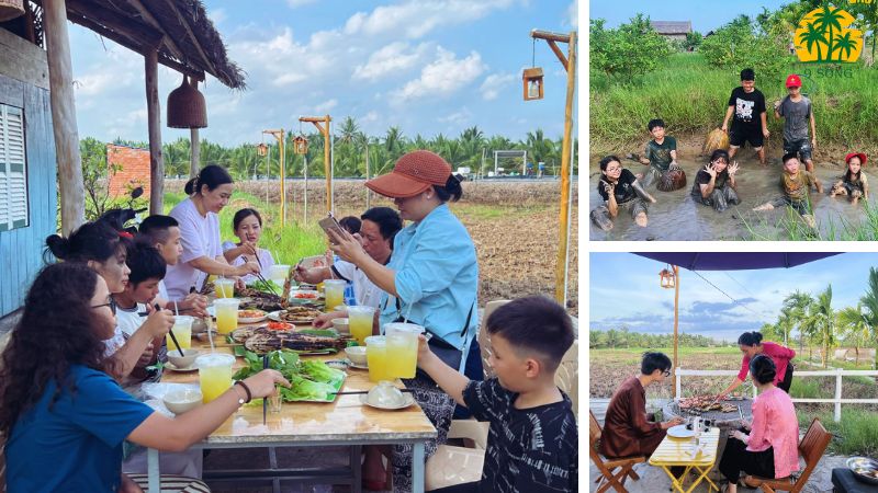 Thưởng thức thành quả sau khi trải nghiệm hoạt động