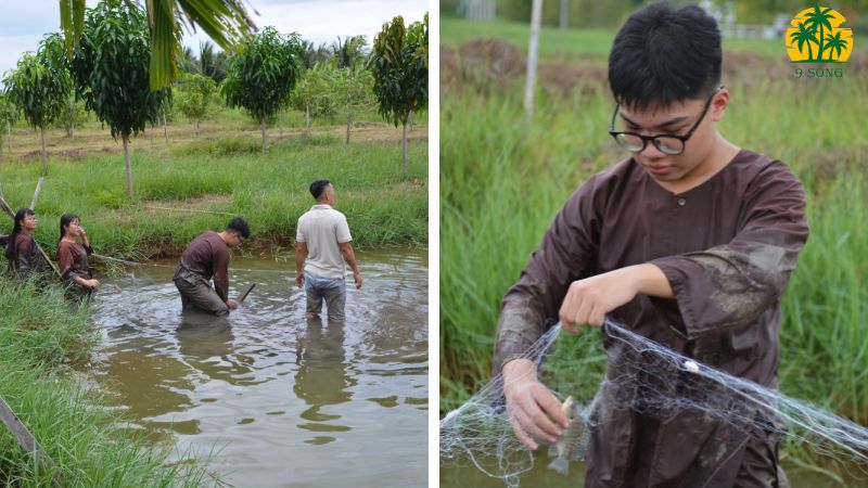 Trải nghiệm một ngày làm ngư dân bắt cá 